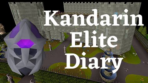 Kandarin Elite Diary Guide! Done Easy! .